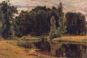 Ivan Shishkin, The Pond in the old Flower gardens